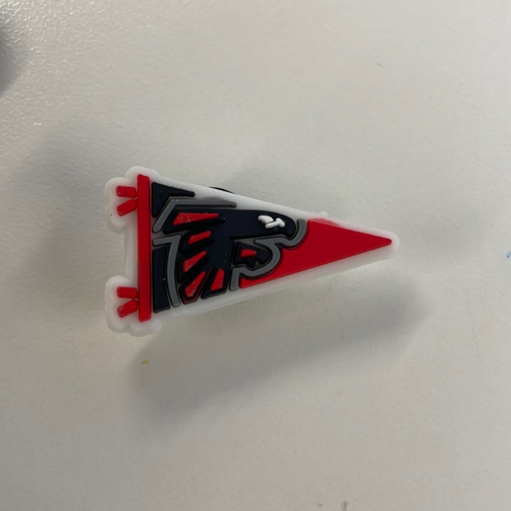Atlanta falcons NFL football shoe charm for crocs